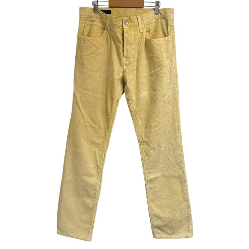 Good Quality Gucci Corduroy Skinny Pants 46 Yellow Men's Used