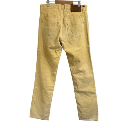 Good Quality Gucci Corduroy Skinny Pants 46 Yellow Men's Used