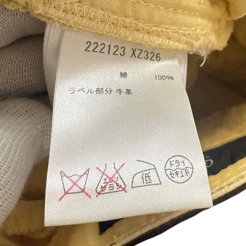 Good Quality Gucci Corduroy Skinny Pants 46 Yellow Men's Used