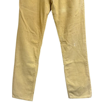 Good Quality Gucci Corduroy Skinny Pants 46 Yellow Men's Used
