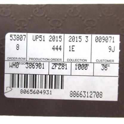 Gucci Leather Patches Stretch Jockey Pants Corduroy Pants 386901 Size 36 Black