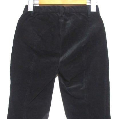 Gucci Leather Patches Stretch Jockey Pants Corduroy Pants 386901 Size 36 Black