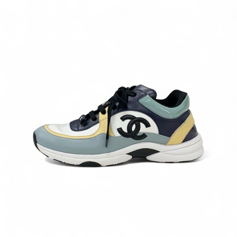 Chanel Sneakers Shoes Leather Multicolor Coco Mark Men's