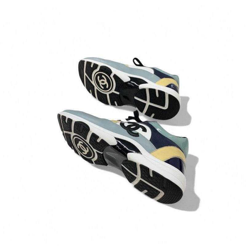 Chanel Sneakers Shoes Leather Multicolor Coco Mark Men's