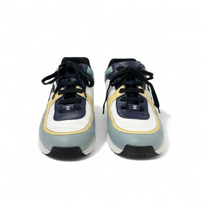 Chanel Sneakers Shoes Leather Multicolor Coco Mark Men's