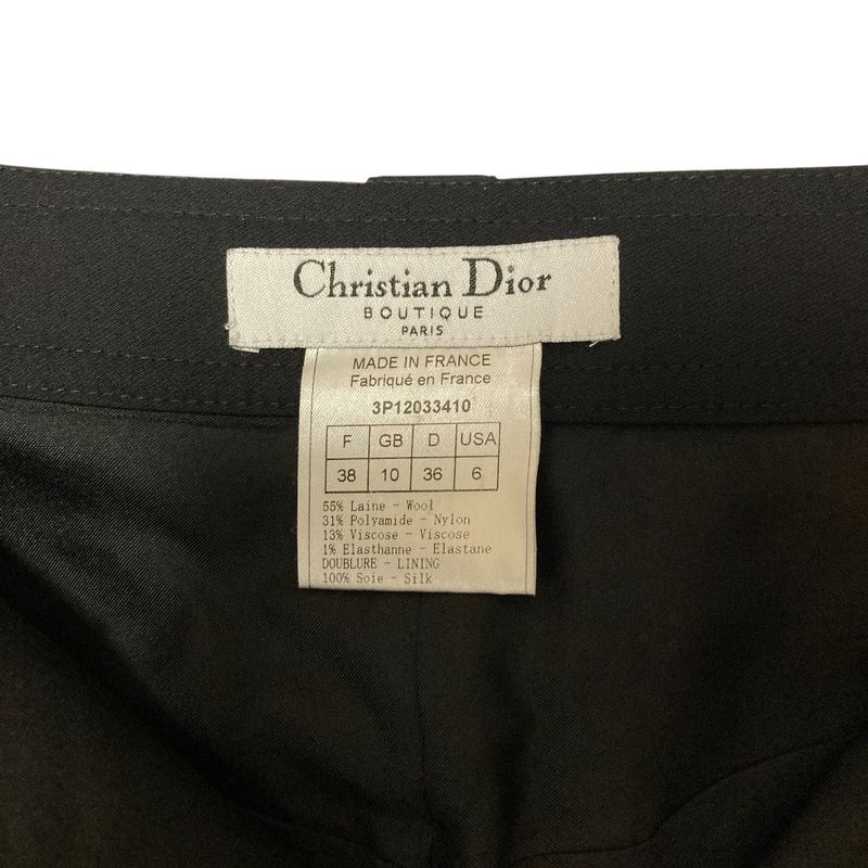 Christian Dior Galliano Period Tight Skirt Size 38 Black Women's Used