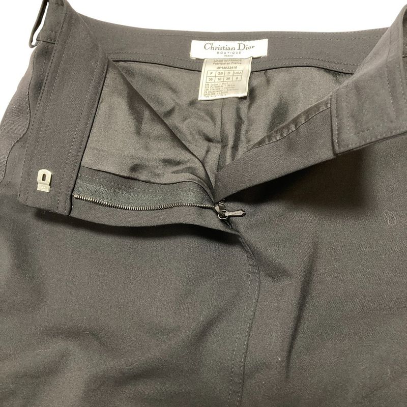 Christian Dior Galliano Period Tight Skirt Size 38 Black Women's Used