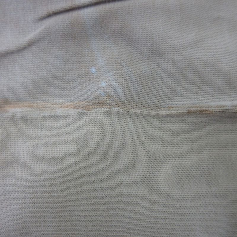 Prada Patchwork Garment Dye T-Shirt Size S Beige Women's Used