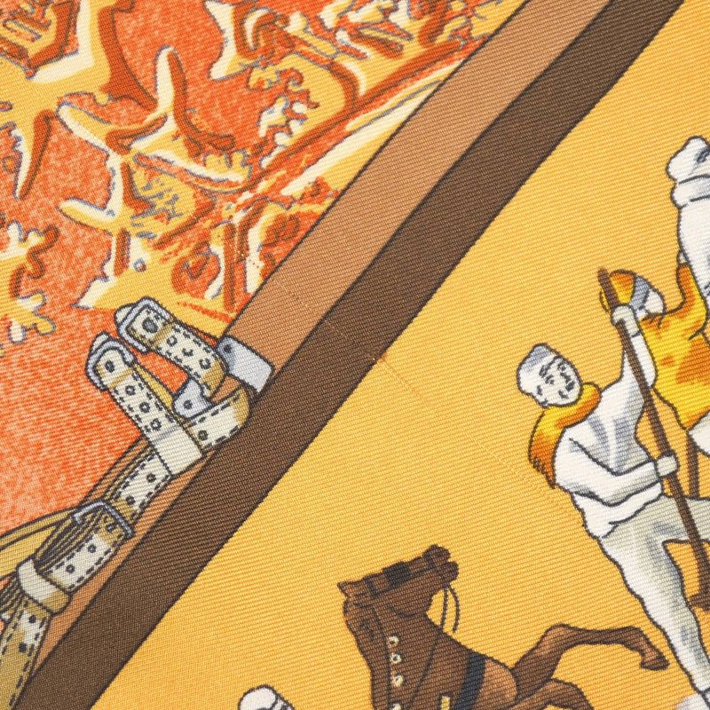 Hermes Neige Dantan Last Years Snow Scarf Carré 90 Total Silk Total Shawl