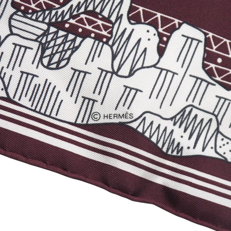 Hermes Les Canyons Etoiles Scarf Petit Carré To The Stars From The Canyons