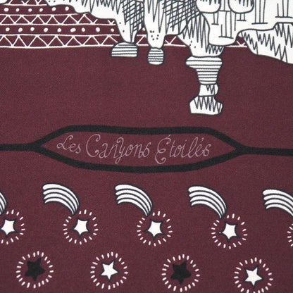 Hermes Les Canyons Etoiles Scarf Petit Carré To The Stars From The Canyons