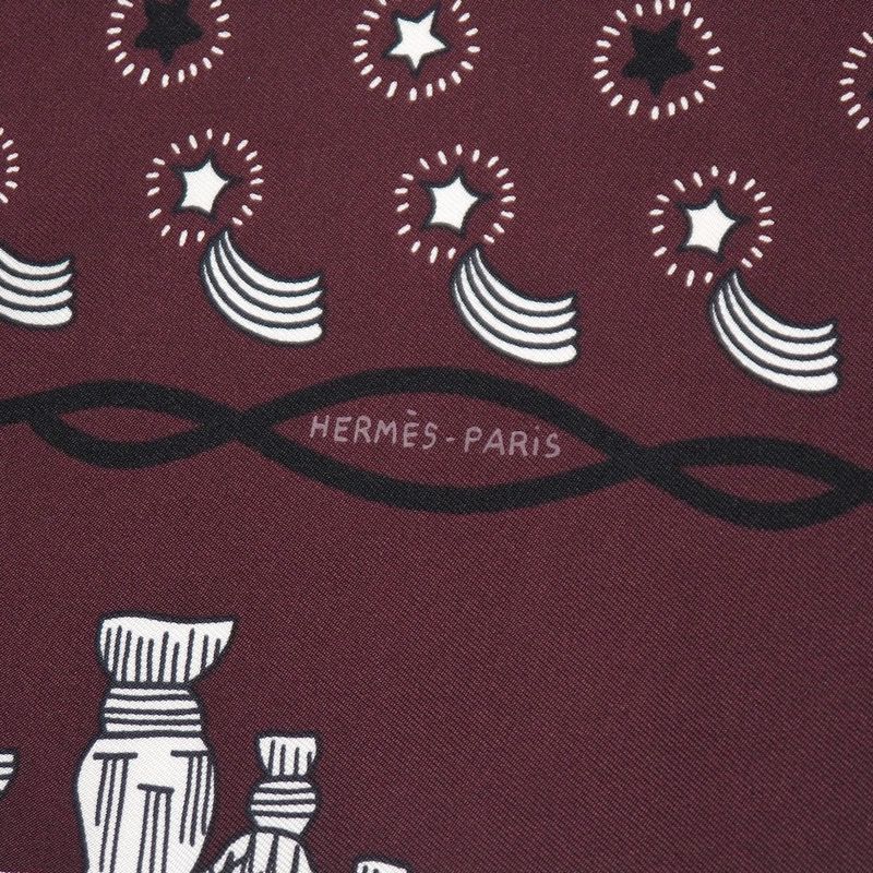 Hermes Les Canyons Etoiles Scarf Petit Carré To The Stars From The Canyons