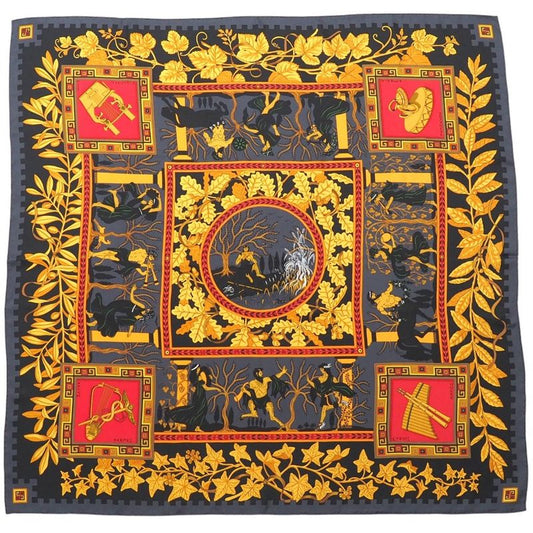 Hermes Musique DES Dieux Musique DES Dieux Music OF THE GODS Scarf Carré 90
