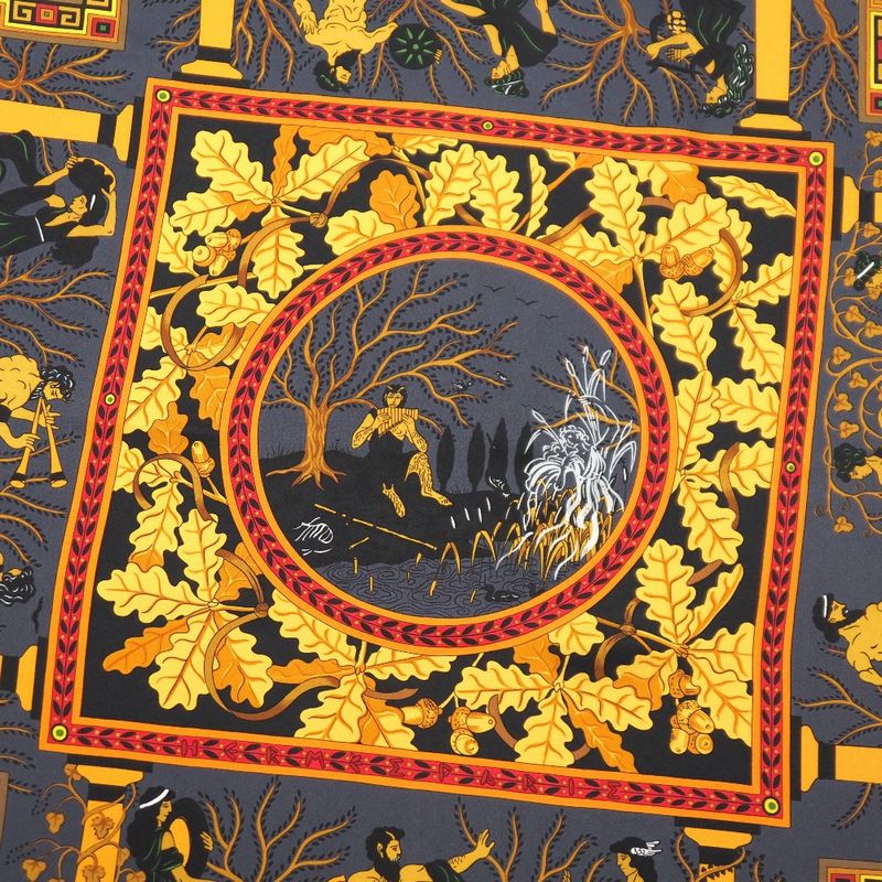 Hermes Musique DES Dieux Musique DES Dieux Music OF THE GODS Scarf Carré 90