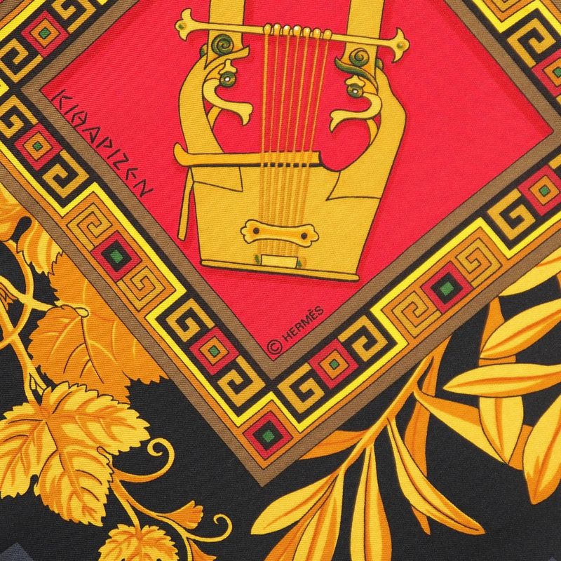 Hermes Musique DES Dieux Musique DES Dieux Music OF THE GODS Scarf Carré 90