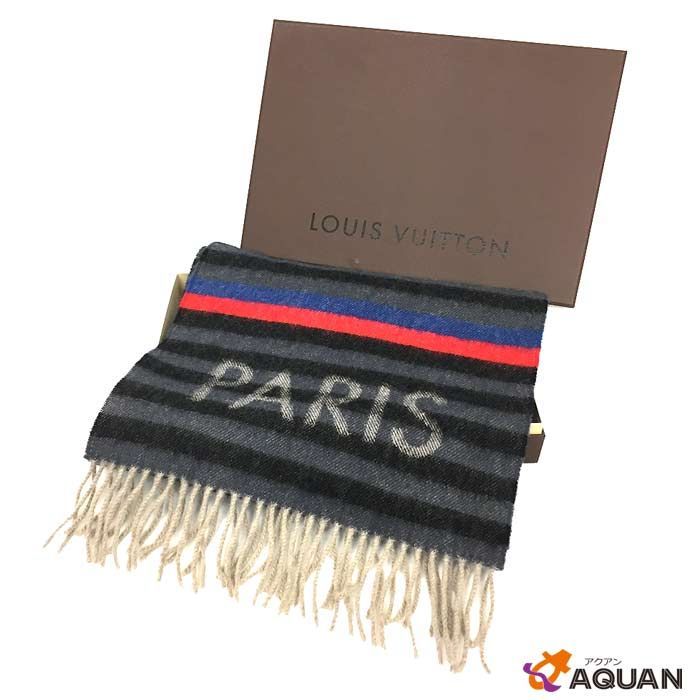 Louis Vuitton Scarf M74958 Echarpe Trunk Stripe Aq2701