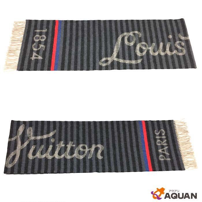 Louis Vuitton Scarf M74958 Echarpe Trunk Stripe Aq2701
