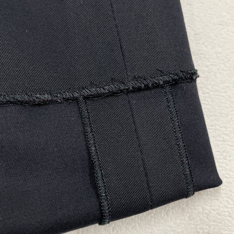 Louis Vuitton Cotton And Polyurethane Zip Fly Tapered Pants 34