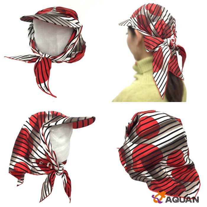 Unused Rare Hermes Scarf Cap Hat Scarf Silk Sun Discolor Measure Aq2730