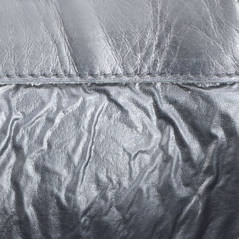 Gucci GG Canvas Sherry Line 002-1093 Leather Tote Bag Black A4 Men Ladies ERM