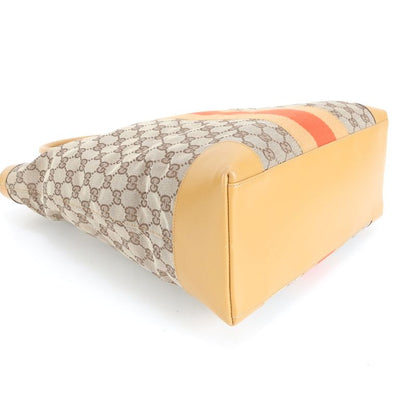 Gucci GG Canvas Sherry Line With Control Card 002-1093 Tote Bag A4 Men's