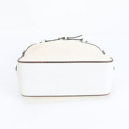 Gucci GG Canvas 107757 Leather Tote Bag Shoulder Hand Genuine Leather Women RRM