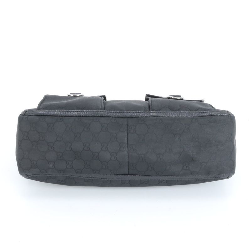 Gucci GG Canvas Abby 268639 Leather Tote Bag Shoulder Hand Genuine Leather A4