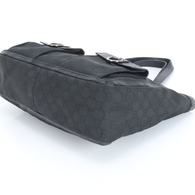 Gucci GG Canvas Abby 268639 Leather Tote Bag Shoulder Hand Genuine Leather A4