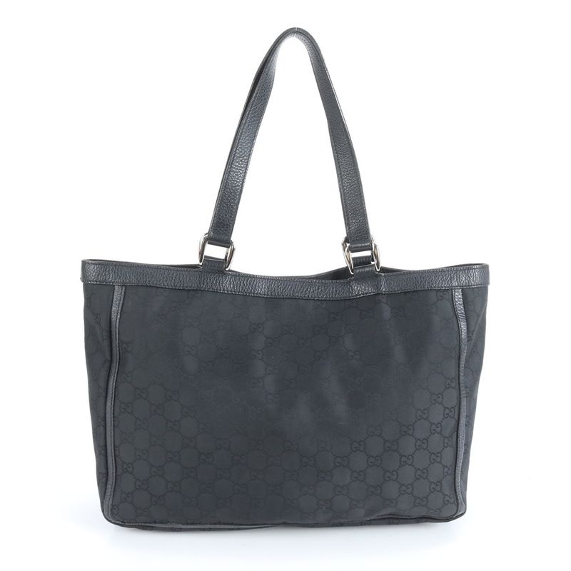 Gucci GG Canvas Abby 268639 Leather Tote Bag Shoulder Hand Genuine Leather A4