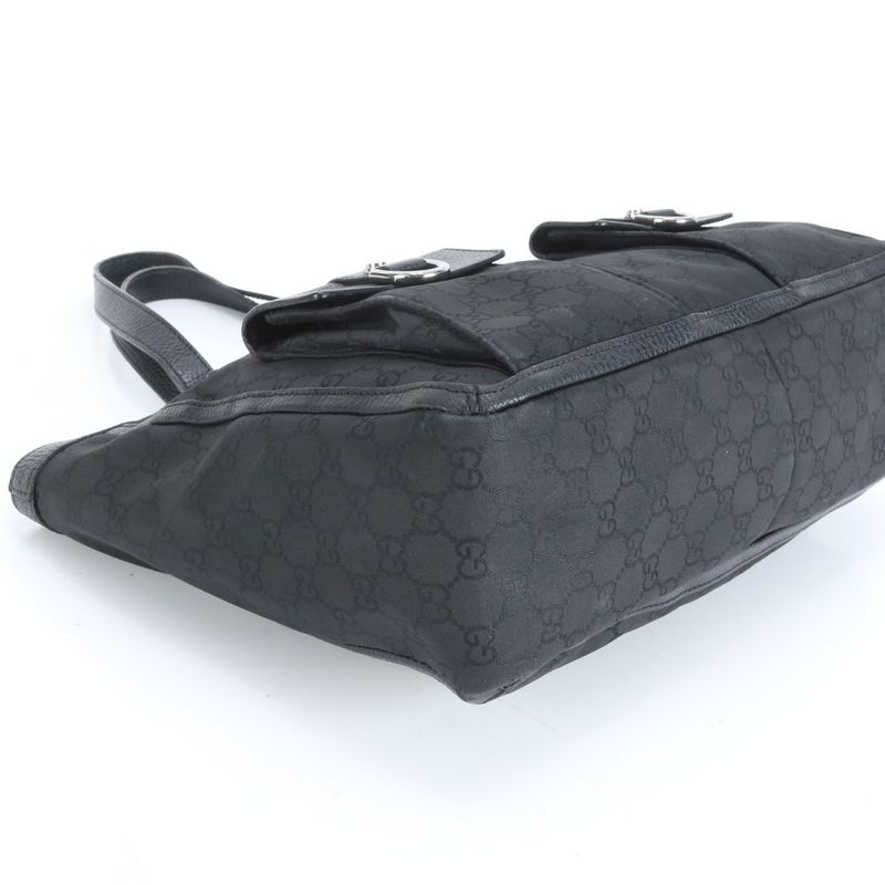 Gucci GG Canvas Abby 268639 Leather Tote Bag Shoulder Hand Genuine Leather A4