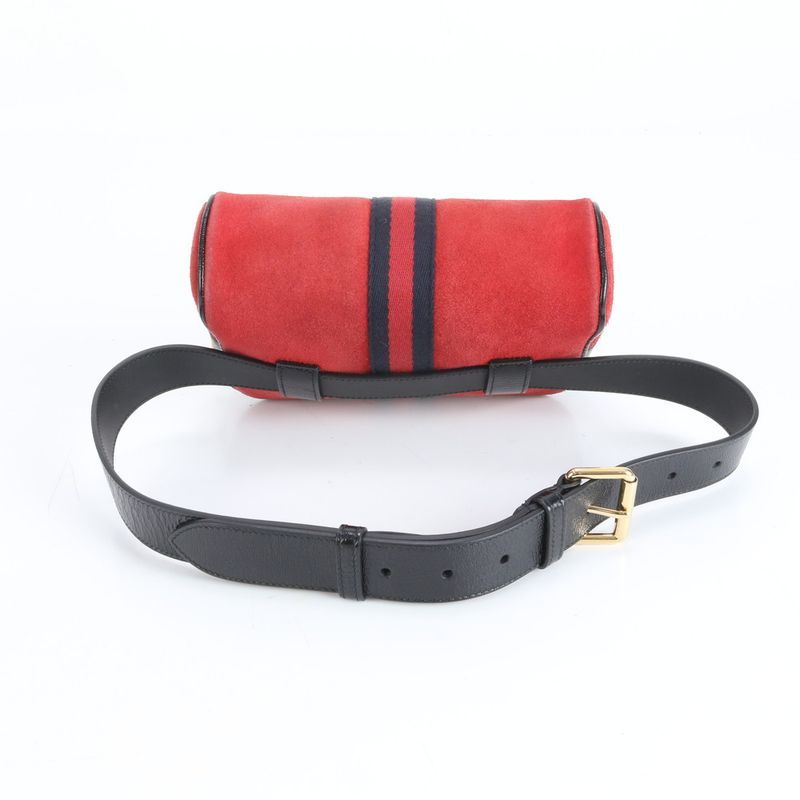 Gucci Sherry Line Ophidia 517076 Leather Waist Bag Waist Pouch Body Bag Men's