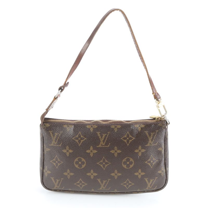 Louis Vuitton Monogram Pochette Accessoire M51980 Leather Shoulder Bag Shoulder