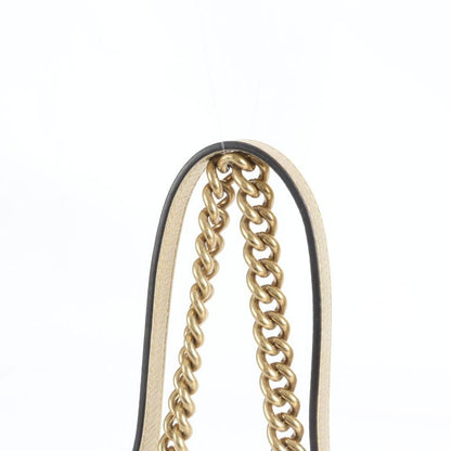 Gucci GG Marmont 446744 Leather 2WAY Chain Shoulder Bag Crossbody Hand Genuine