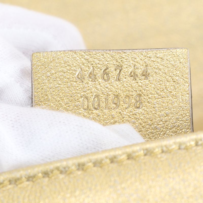 Gucci GG Marmont 446744 Leather 2WAY Chain Shoulder Bag Crossbody Hand Genuine