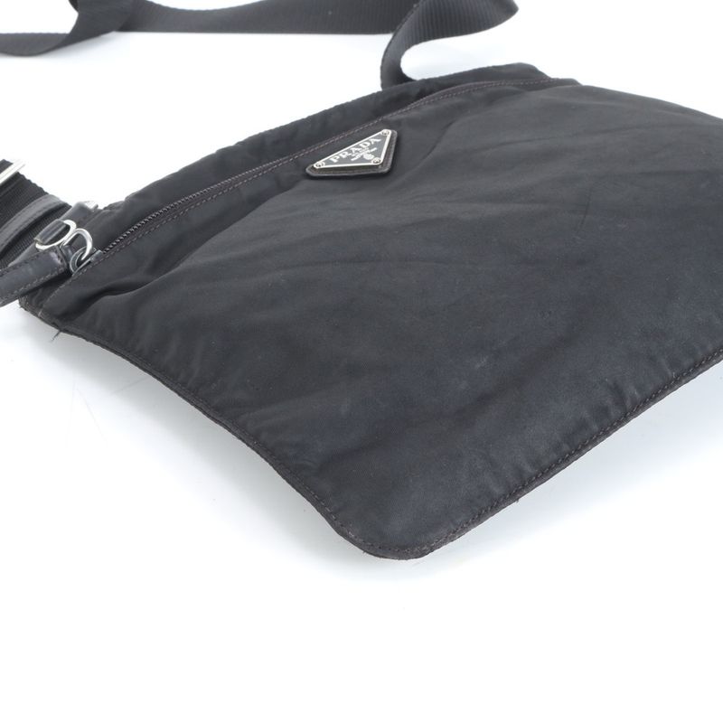 Prada Tessuto Nylon Triangle Logo Shoulder Bag Crossbody Messenger Business
