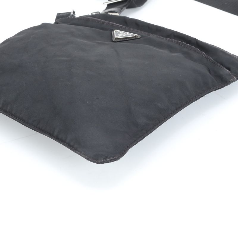 Prada Tessuto Nylon Triangle Logo Shoulder Bag Crossbody Messenger Business