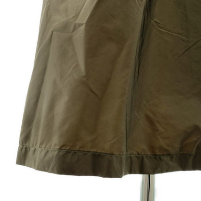 Prada - Triangle Logo Patch Belted Trench Coat - 36 - Khaki - Women's