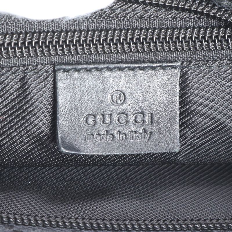 Gucci GG Canvas 019-0401 Leather Tote Bag Shoulder Business Commuter Black A4