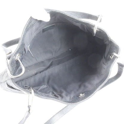 Gucci GG Canvas Eclipse 121023 Leather Tote Bag Shoulder Black Women ERM Da9-8