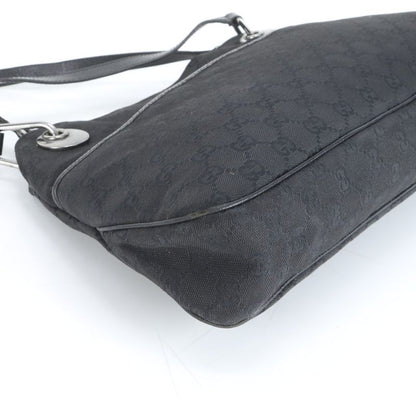 Gucci GG Canvas Eclipse 121023 Leather Tote Bag Shoulder Black Women ERM Da9-8