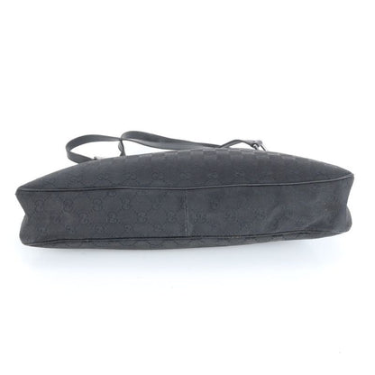 Gucci GG Canvas Eclipse 121023 Leather Tote Bag Shoulder Black Women ERM Da9-8