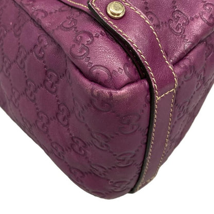 Gucci Tote Bag Abby Stripe Line 130736 Purple Leather