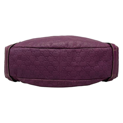 Gucci Tote Bag Abby Stripe Line 130736 Purple Leather