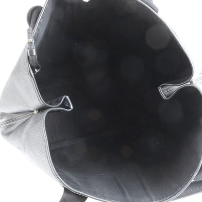 Balenciaga Navy Cabas Su Pouch Leather Tote Bag Shoulder Commuter Black A4 Men