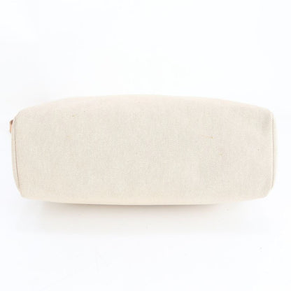 Hermes □G Mark Herbag  MM Toile Ash Leather 2WAY Shoulder Bag Tote A4 Men