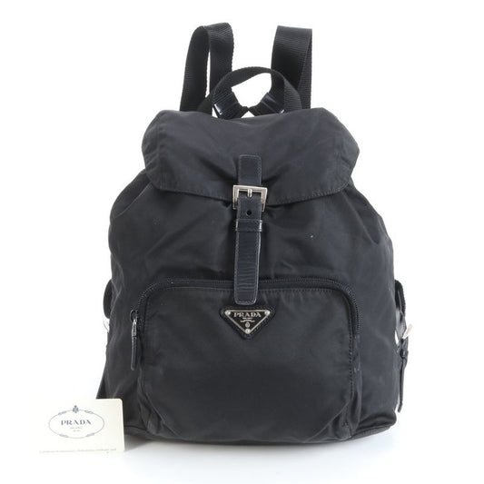 Prada Authenticity With Card Tessuto Nylon Bz4650 Leather Backpack Sac Bag