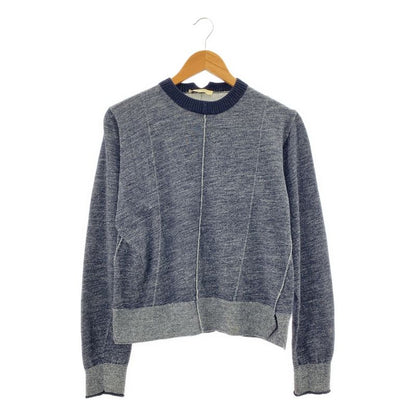 Celine | Phoebe Period Reconstructed Cotton Wool Crew Neck Knit | S | Gray |