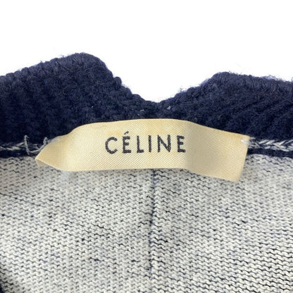Celine | Phoebe Period Reconstructed Cotton Wool Crew Neck Knit | S | Gray |