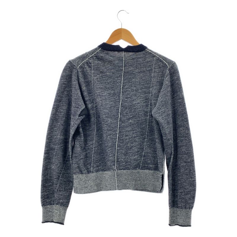 Celine | Phoebe Period Reconstructed Cotton Wool Crew Neck Knit | S | Gray |