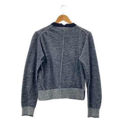 Celine | Phoebe Period Reconstructed Cotton Wool Crew Neck Knit | S | Gray |
